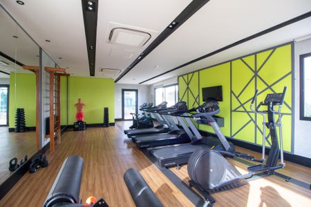 Apartamento para alugar com 47m², 1 quarto e 1 vaga Apartamento para alugar com 47m², 1 quarto e 1 vagaÁrea comum - Academia