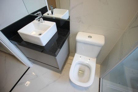 Apartamento para alugar com 47m², 1 quarto e 1 vaga Apartamento para alugar com 47m², 1 quarto e 1 vagaBanheiro da Suíte