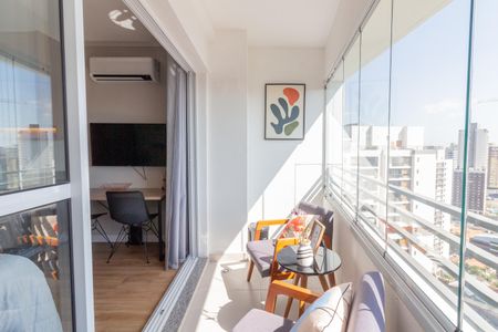 Studio para alugar com 25m², 1 quarto e 1 vagaVaranda