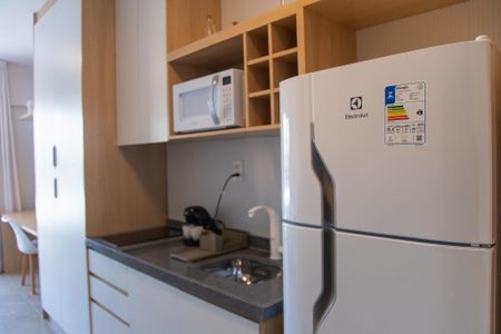 Studio à venda com 25m², 1 quarto e sem vagaCozinha