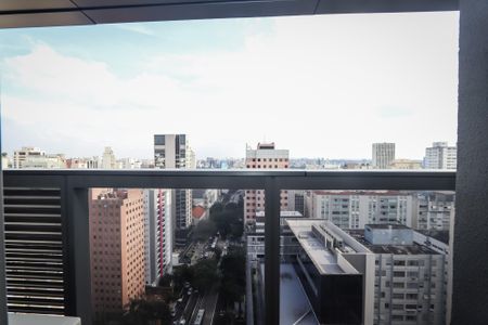 Studio para alugar com 39m², 1 quarto e 1 vagaVaranda