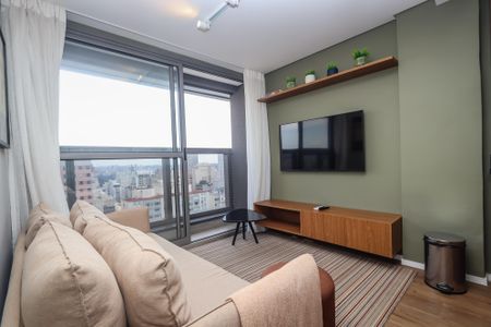 Studio para alugar com 39m², 1 quarto e 1 vagaSala