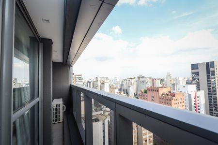 Studio para alugar com 39m², 1 quarto e 1 vagaVaranda