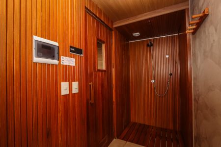 Studio para alugar com 39m², 1 quarto e 1 vagaDucha da Sauna