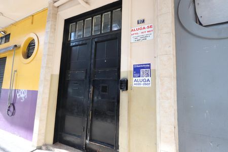 Studio para alugar com 60m², 1 quarto e sem vagaFachada e placa