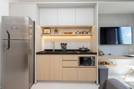 Apartamento à venda com 27m², 1 quarto e sem vaga Apartamento à venda com 27m², 1 quarto e sem vagaCozinha