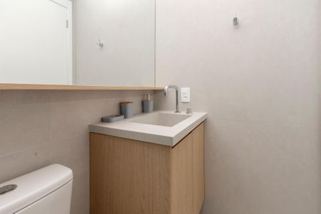 Apartamento à venda com 27m², 1 quarto e sem vaga Apartamento à venda com 27m², 1 quarto e sem vagaBanheiro da Suíte