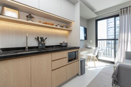 Apartamento à venda com 27m², 1 quarto e sem vaga Apartamento à venda com 27m², 1 quarto e sem vagaCozinha