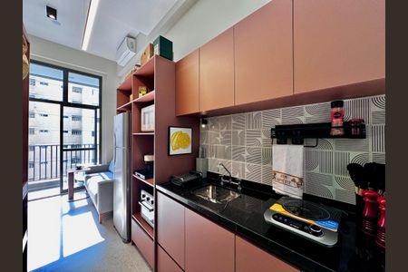 Apartamento à venda com 34m², 1 quarto e 1 vagaCozinha