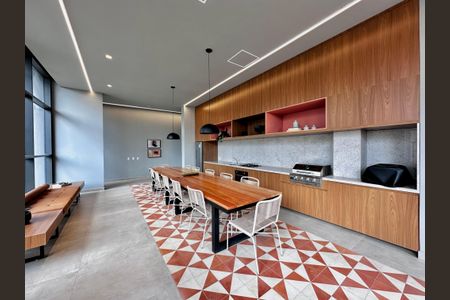 Apartamento à venda com 34m², 1 quarto e 1 vagaEspaço Gourmet