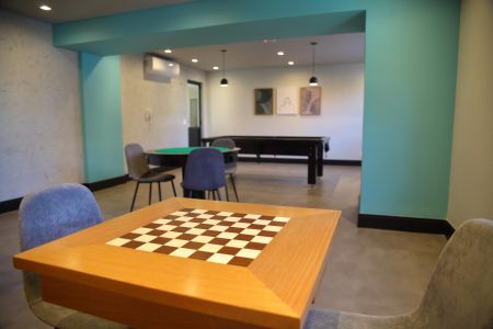 Studio à venda com 25m², 1 quarto e 1 vagaÁrea comum - Salão de jogos