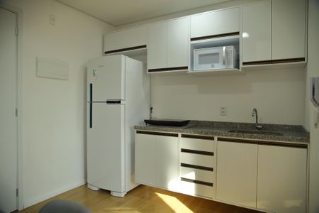 Studio à venda com 25m², 1 quarto e 1 vagaCozinha -armários