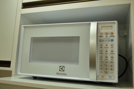 Studio à venda com 25m², 1 quarto e 1 vagaDetalhe da cozinha