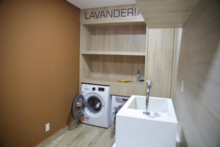 Studio à venda com 25m², 1 quarto e 1 vagaLavanderia