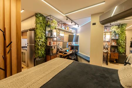 Studio para alugar com 36m², 1 quarto e 1 vagaQuarto