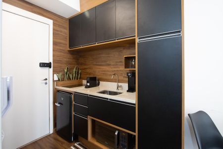 Studio à venda com 25m², 1 quarto e sem vagaCozinha