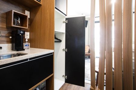 Studio à venda com 25m², 1 quarto e sem vagaCozinha