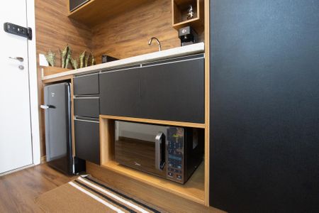 Studio à venda com 25m², 1 quarto e sem vagaCozinha