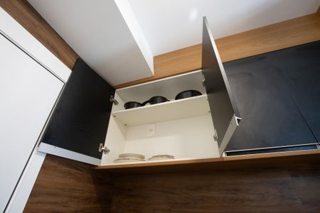 Studio à venda com 25m², 1 quarto e sem vagaCozinha