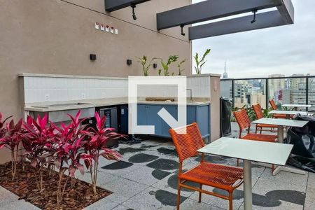 Studio para alugar com 29m², 1 quarto e sem vagaChurrasqueira