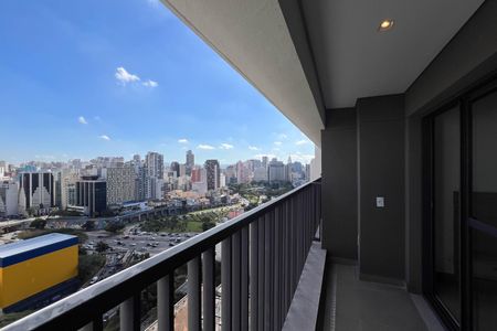 Studio para alugar com 29m², 1 quarto e sem vagaVaranda