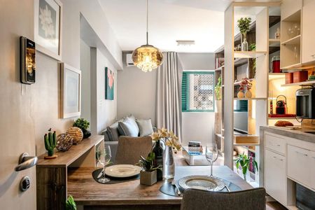 Apartamento para alugar com 35m², 1 quarto e 1 vagaSala de jantar
