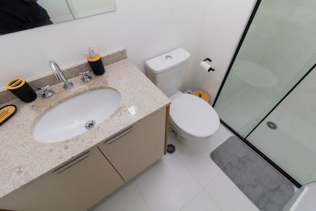 Studio para alugar com 27m², 1 quarto e sem vaga Studio para alugar com 27m², 1 quarto e sem vagaBanheiro