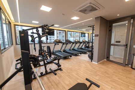 Studio à venda com 34m², 1 quarto e sem vaga Studio à venda com 34m², 1 quarto e sem vagaAcademia