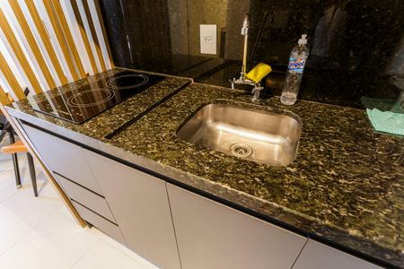 Studio para alugar com 24m², 1 quarto e sem vaga Studio para alugar com 24m², 1 quarto e sem vagaCozinha