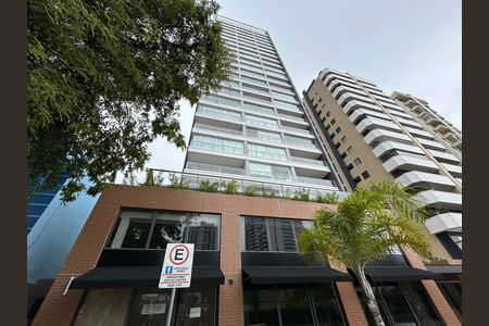 Apartamento para alugar com 29m², 1 quarto e 1 vaga Apartamento para alugar com 29m², 1 quarto e 1 vagaFachada