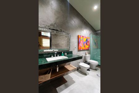 Casa de condomínio para alugar com 560m², 4 quartos e sem vagaBanheiro  Quarto 3 suíte 