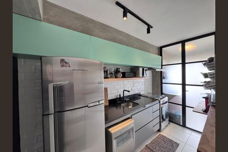 Apartamento à venda com 64m², 2 quartos e 1 vagaCozinha e Área de Serviço