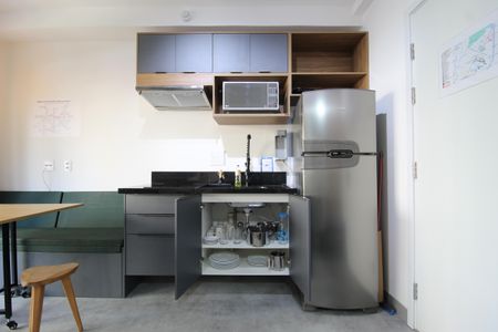 Studio para alugar com 27m², 1 quarto e sem vagaSala/Cozinha