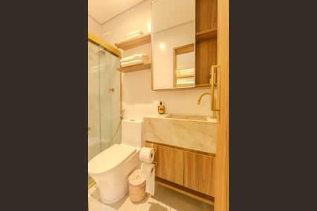 Studio para alugar com 20m², 1 quarto e sem vaga Studio para alugar com 20m², 1 quarto e sem vagaBanheiro