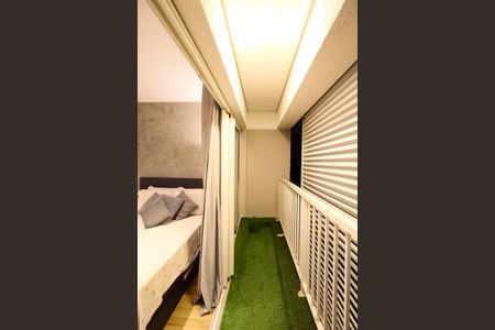 Studio para alugar com 27m², 1 quarto e sem vagaVaranda