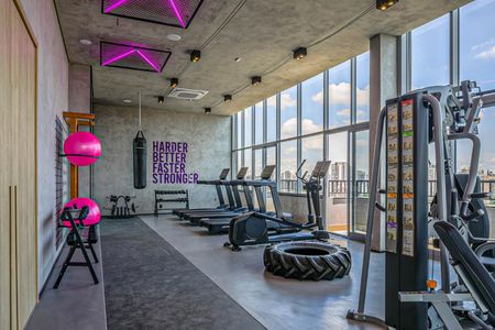 Studio para alugar com 24m², 1 quarto e sem vaga Studio para alugar com 24m², 1 quarto e sem vagaÁrea comum - Academia