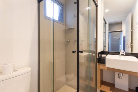 Studio para alugar com 24m², 1 quarto e sem vaga Studio para alugar com 24m², 1 quarto e sem vagaBanheiro