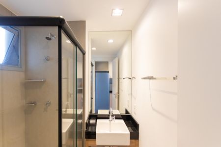 Studio para alugar com 24m², 1 quarto e sem vaga Studio para alugar com 24m², 1 quarto e sem vagaBanheiro