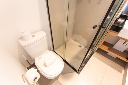 Studio para alugar com 24m², 1 quarto e sem vaga Studio para alugar com 24m², 1 quarto e sem vagaBanheiro