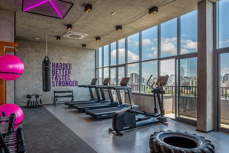 Studio para alugar com 24m², 1 quarto e sem vaga Studio para alugar com 24m², 1 quarto e sem vagaÁrea comum - Academia