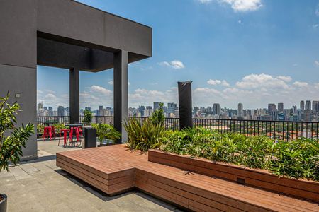 Studio para alugar com 24m², 1 quarto e sem vaga Studio para alugar com 24m², 1 quarto e sem vagaTerraço