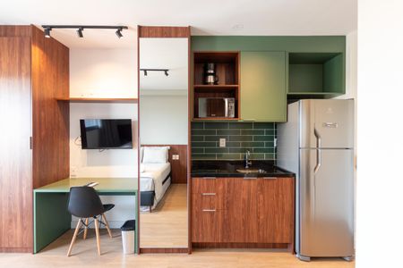 Studio para alugar com 24m², 1 quarto e sem vaga Studio para alugar com 24m², 1 quarto e sem vagaStudio