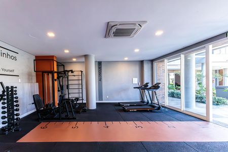 Studio para alugar com 29m², 1 quarto e 1 vaga Studio para alugar com 29m², 1 quarto e 1 vagaÁrea comum - Academia