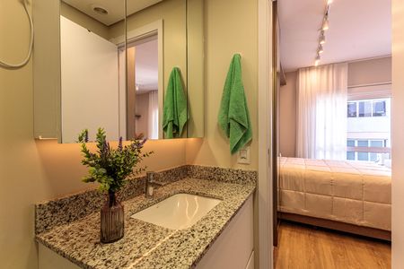 Studio para alugar com 29m², 1 quarto e 1 vaga Studio para alugar com 29m², 1 quarto e 1 vagaBanheiro