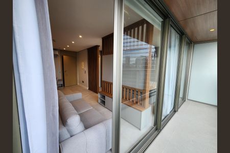 Studio à venda com 53m², 1 quarto e 1 vagaVaranda