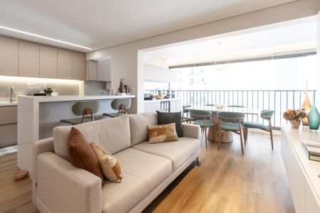 Apartamento à venda com 79m², 2 quartos e 1 vaga Apartamento à venda com 79m², 2 quartos e 1 vagaSala