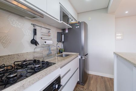 Apartamento à venda com 58m², 2 quartos e 1 vagaCozinha e área de serviço