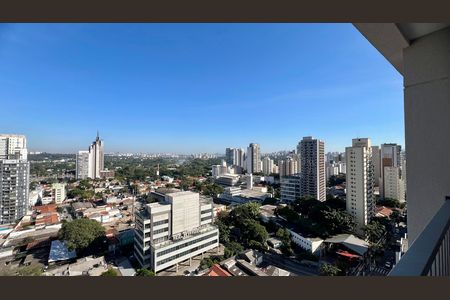Studio para alugar com 37m², 1 quarto e sem vaga Studio para alugar com 37m², 1 quarto e sem vagaVista da Sacada