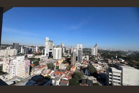 Studio para alugar com 37m², 1 quarto e sem vaga Studio para alugar com 37m², 1 quarto e sem vagaVista da Sacada