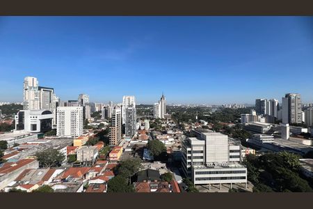 Studio para alugar com 37m², 1 quarto e sem vaga Studio para alugar com 37m², 1 quarto e sem vagaVista da Sacada